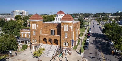 16th Street Baptist Church as seen from above