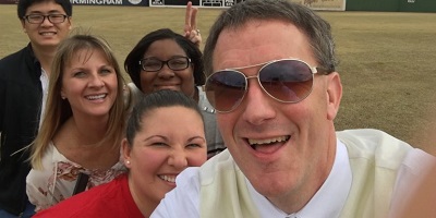 Protective employees at Rickwood Field