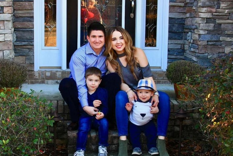 Photo of the Burdick family, just one of the many families impacted by aTeam ministries.